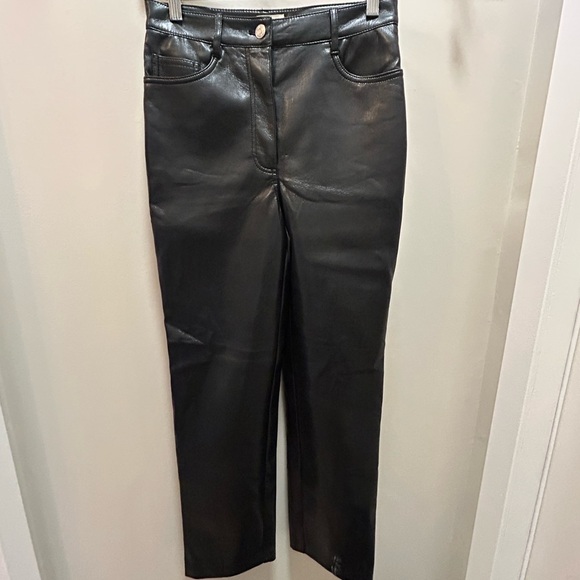 Aritzia Wilfred the Melina Pant Vegan Leather size 4 short length, never worn - Picture 10 of 11